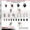 Service Caster 3.5 Inch 316SS Soft Rubber Swivel 1-1/8 Inch Stem Caster Set Lock Brake SCC SCC-SS316TTLEX20S3514-SRS-118-4 - alternate 4